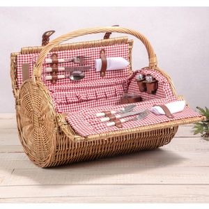 NWOT-Barrel Picnic Basket for 2- Picnic time